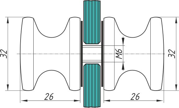 A-SK-01 кноб 32х24 Ti?>